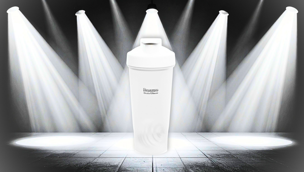 Protein Shaker Bottle - Leakproof Gym Mixer with Mixing Ball