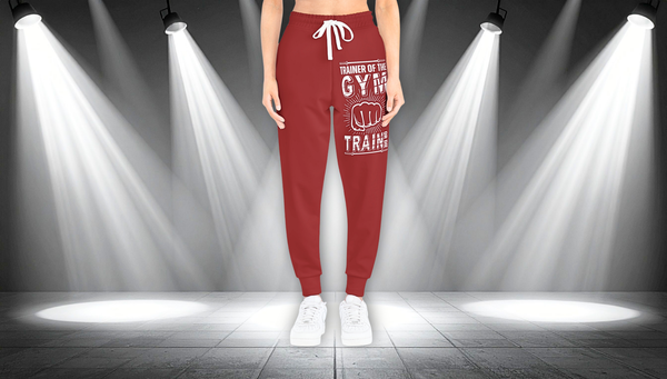 Gym Trainer Athletic Joggers – “Trainer of the Gym” Motivational Workout Pants