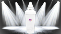 Protein Shaker Bottle — "Sweat Now, Shine Later" Gym Shake Cup