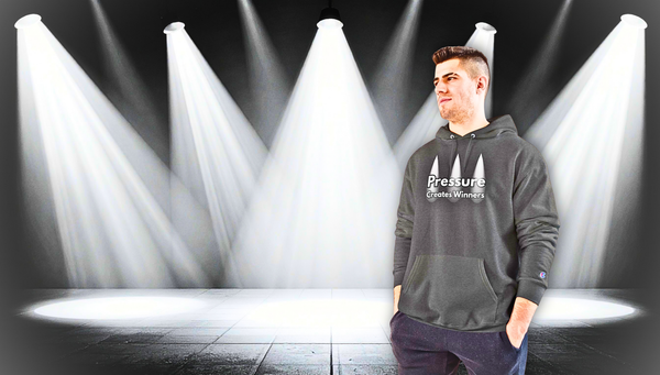 Hoodie — "Pressure Creates Winners" Motivational Champion Hoodie