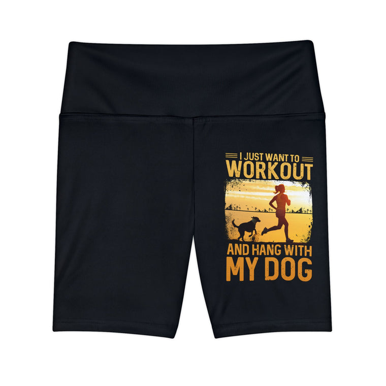 No Pain No Gain Women's Workout Shorts — Motivational Gym Bike Shorts