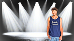 Bet On Yourself Tank Top — Motivational Fitness Tee