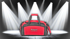 Pressure Creates Winners Gym Bag — Motivational Sports Duffle