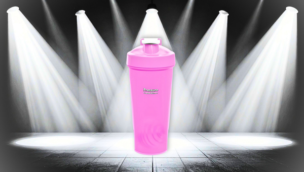 Protein Shaker Bottle - Leakproof Gym Mixer with Mixing Ball