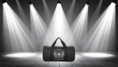 Fitness Skull Duffel Bag — Camo/Checker Gym Travel Bag
