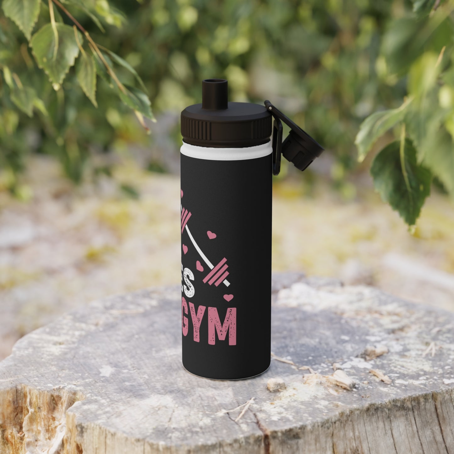 This Girl Loves The Gym Stainless Steel Water Bottle | Sporty Hydration Gear