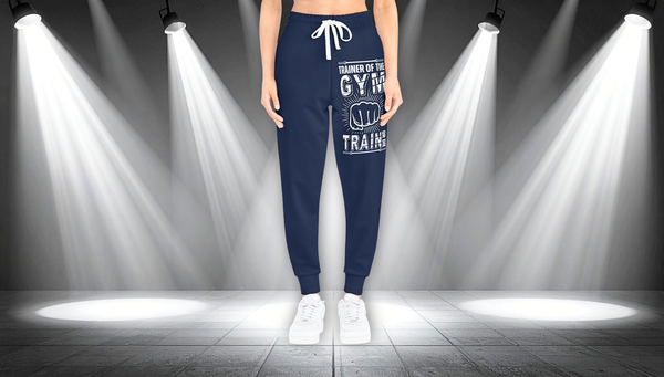 Gym Trainer Athletic Joggers – “Trainer of the Gym” Motivational Workout Pants