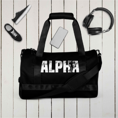 All-over print gym bag