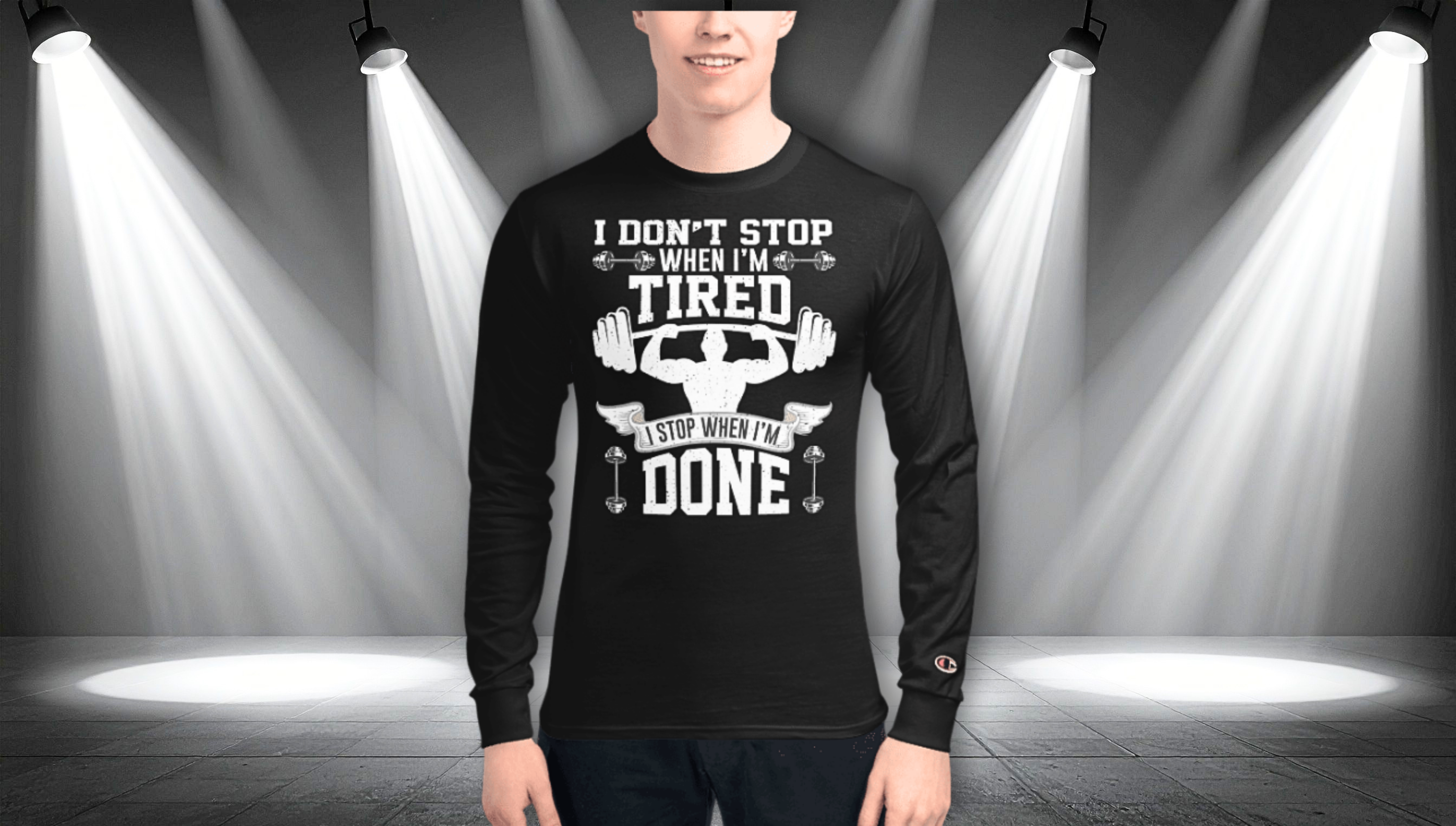 Men's Champion Long Sleeve Shirt
