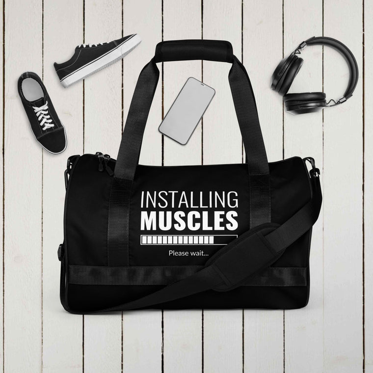 All-over print gym bag