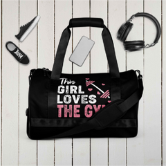 All-over print gym bag