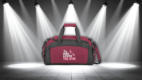 This Girl Loves The Gym Duffel Bag — Women's Workout Gym Bag